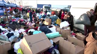 Refugee stood "all day and night" at Ukraine border
