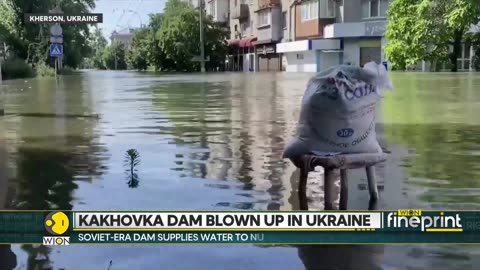 Ukrainians face homelessness, disease as floodwaters crest from destroyed dam | WION Fineprint