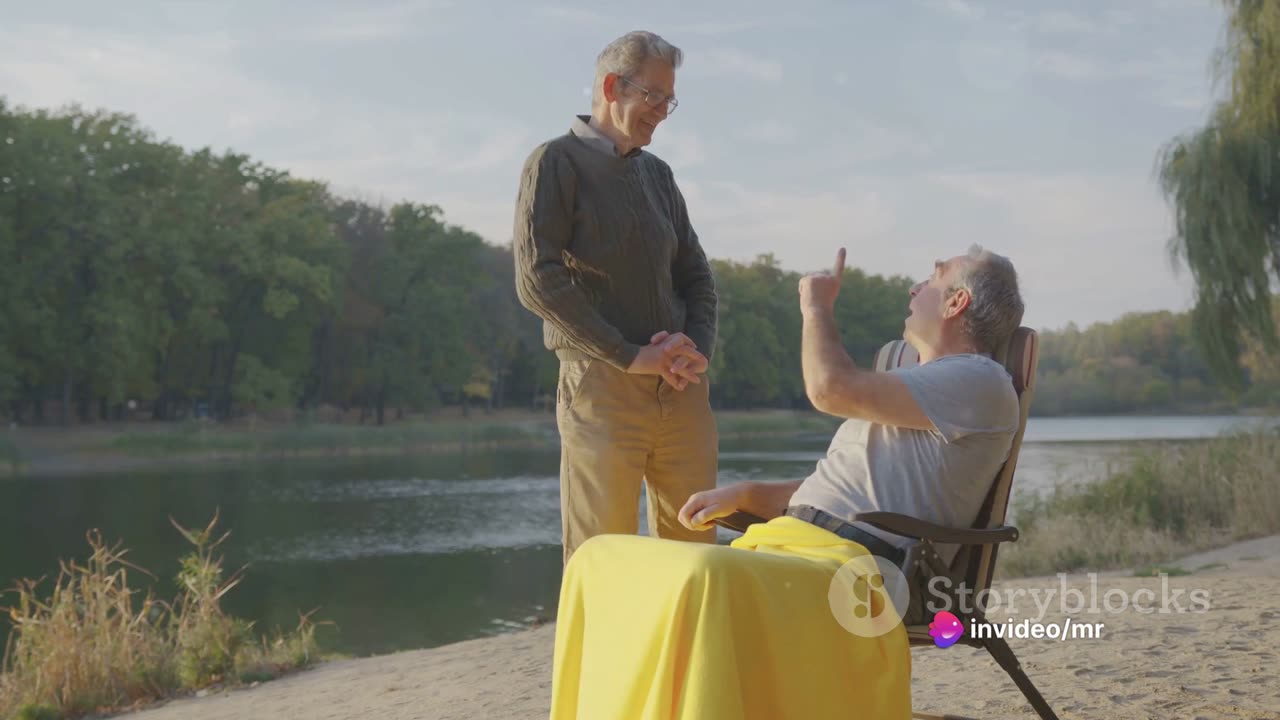 High times at Sunset retirement home: Pedro and Dave Story.