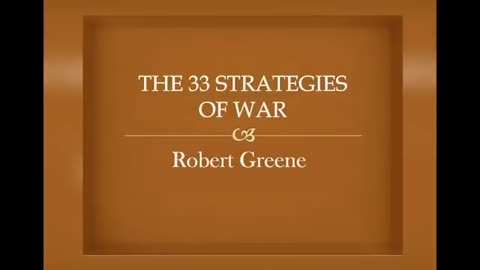 33 Strategies of war