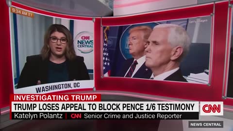 Trump loses appeal to block Pence from testifying