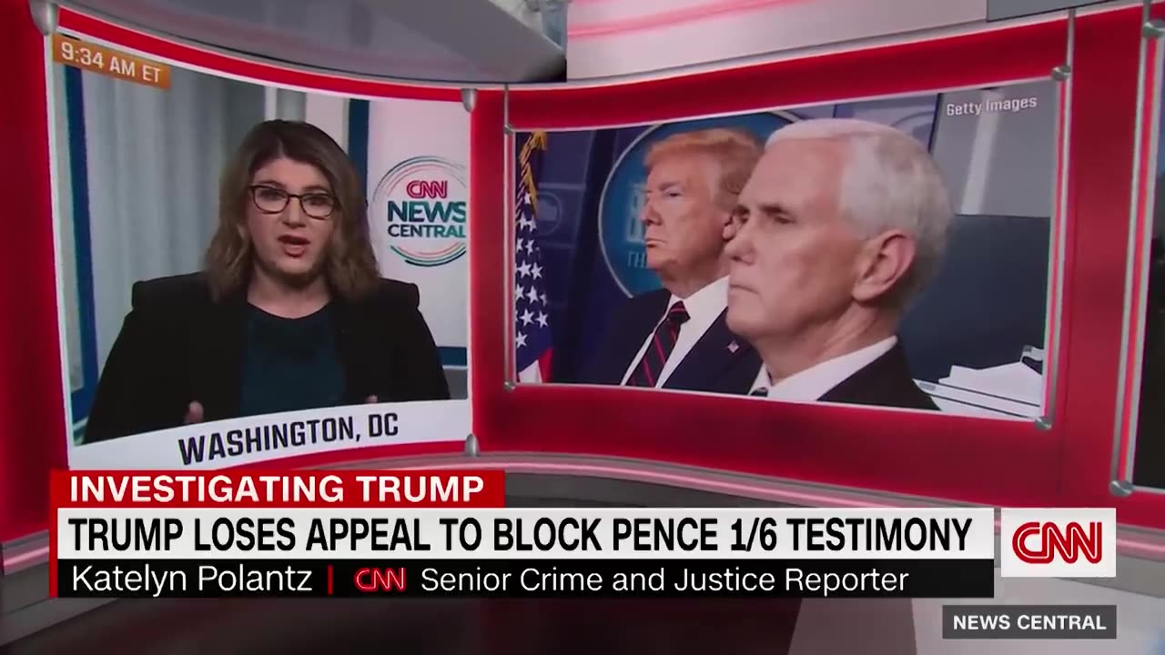 Trump loses appeal to block Pence from testifying
