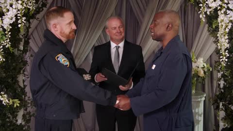 Holt and Kevin Affirm Their Wedding Vows Brooklyn Nine-Nine