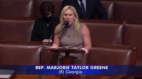 MTG lit up the Democrats on the floor of the House last night