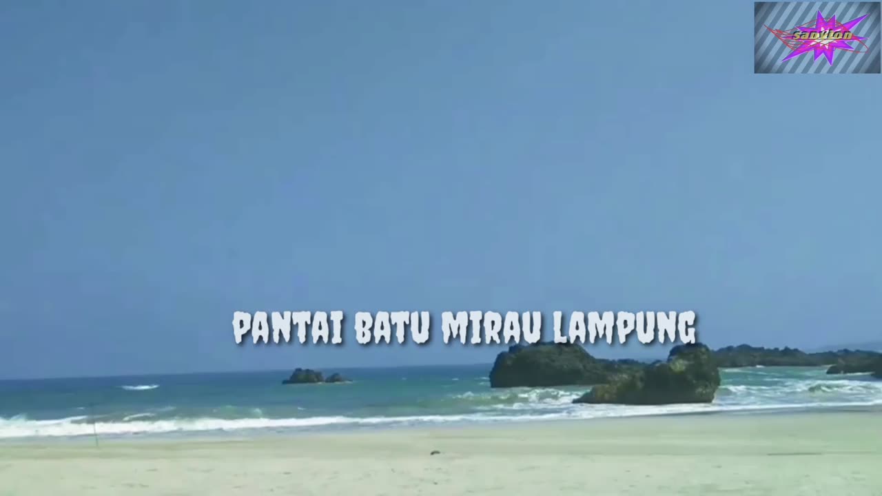 mirau stone beach, Lampung, Indonesia