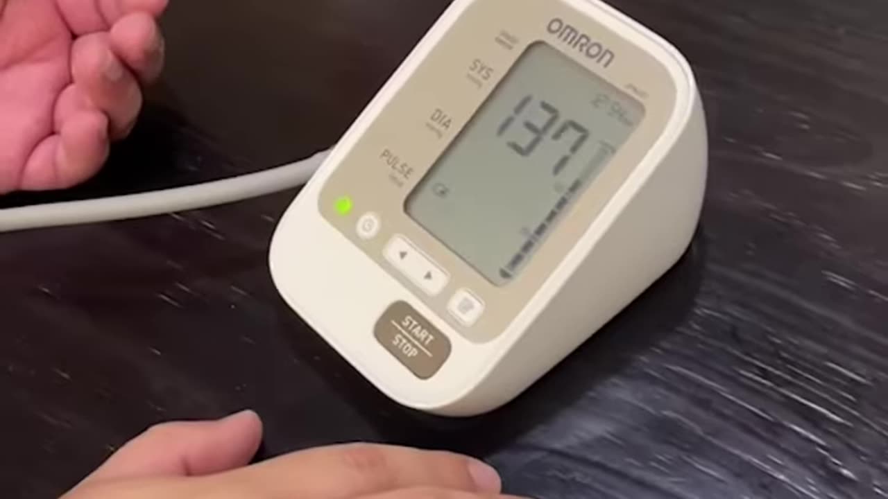 Dramatic blood pressure changes after using P90 OlyLife Frequency Machine