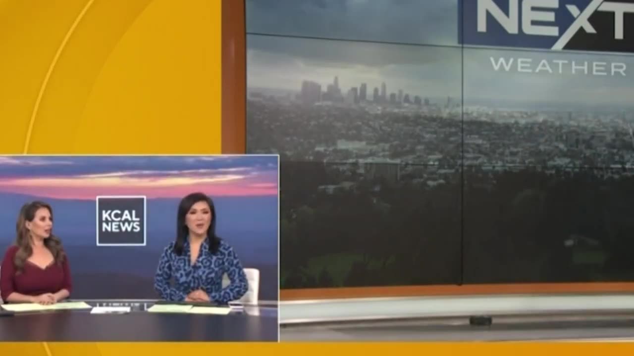 CBS: Η στιγμή που μετεωρολόγος χάνει τις αισθήσεις της στον αέρα και λιποθυμά