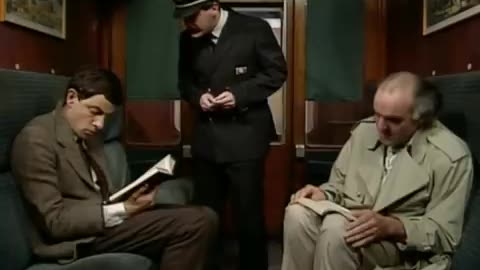 Mr. Bean Taking the Train Funny Clip