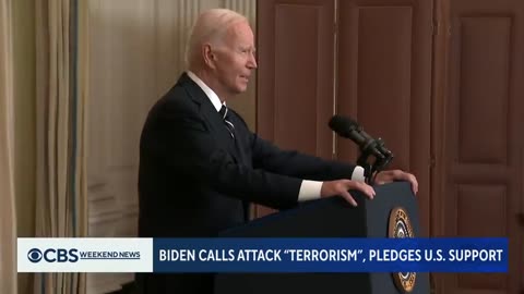 Biden strongly condemns hamas attacks, reaffirms U.S. commitment israel