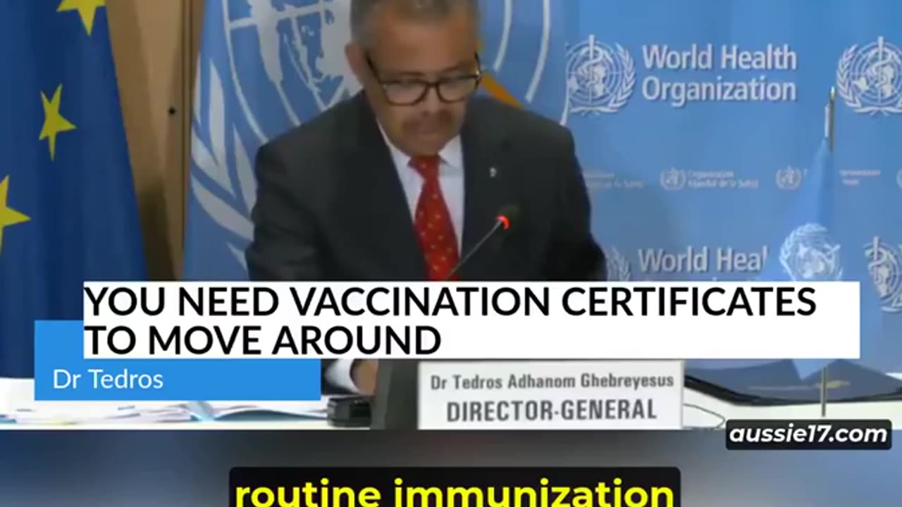 WHO's Global Vaccine Control: Tedros Before & After US Elections