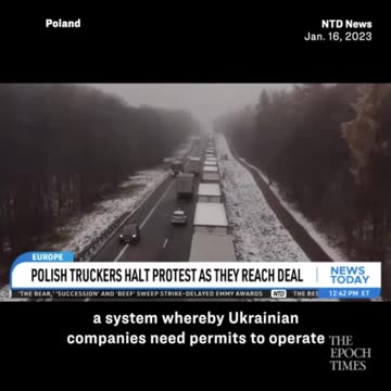 Polish truckers halt protest as they reach deal