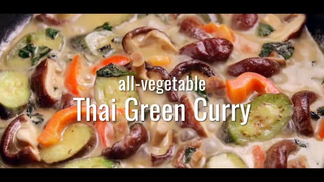 Keto Dinner Ideas – Keto All-Vegetable Thai Green Curry