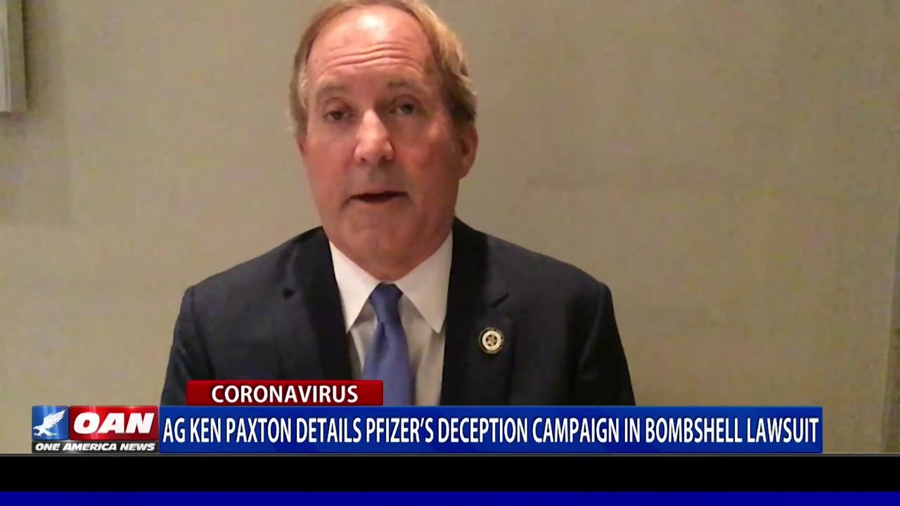TX AG Ken Paxton Details Pfizer's Deception Campaign In Bombshell Lawsuit