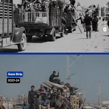 ❎ Nakba 2.0: Photographic evidence shows how history is repeating itself for Palestinians today