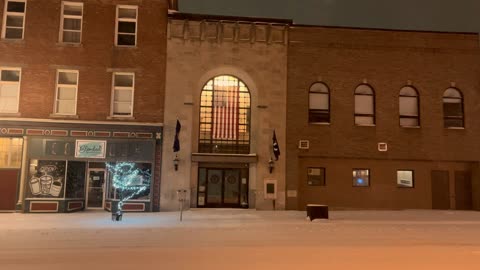 Night Walk in the Snow