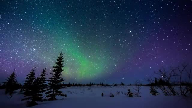 Aurora Borealis Time Lapse