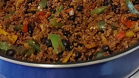 Gardein Vegetarian Taco/Fajita skillet
