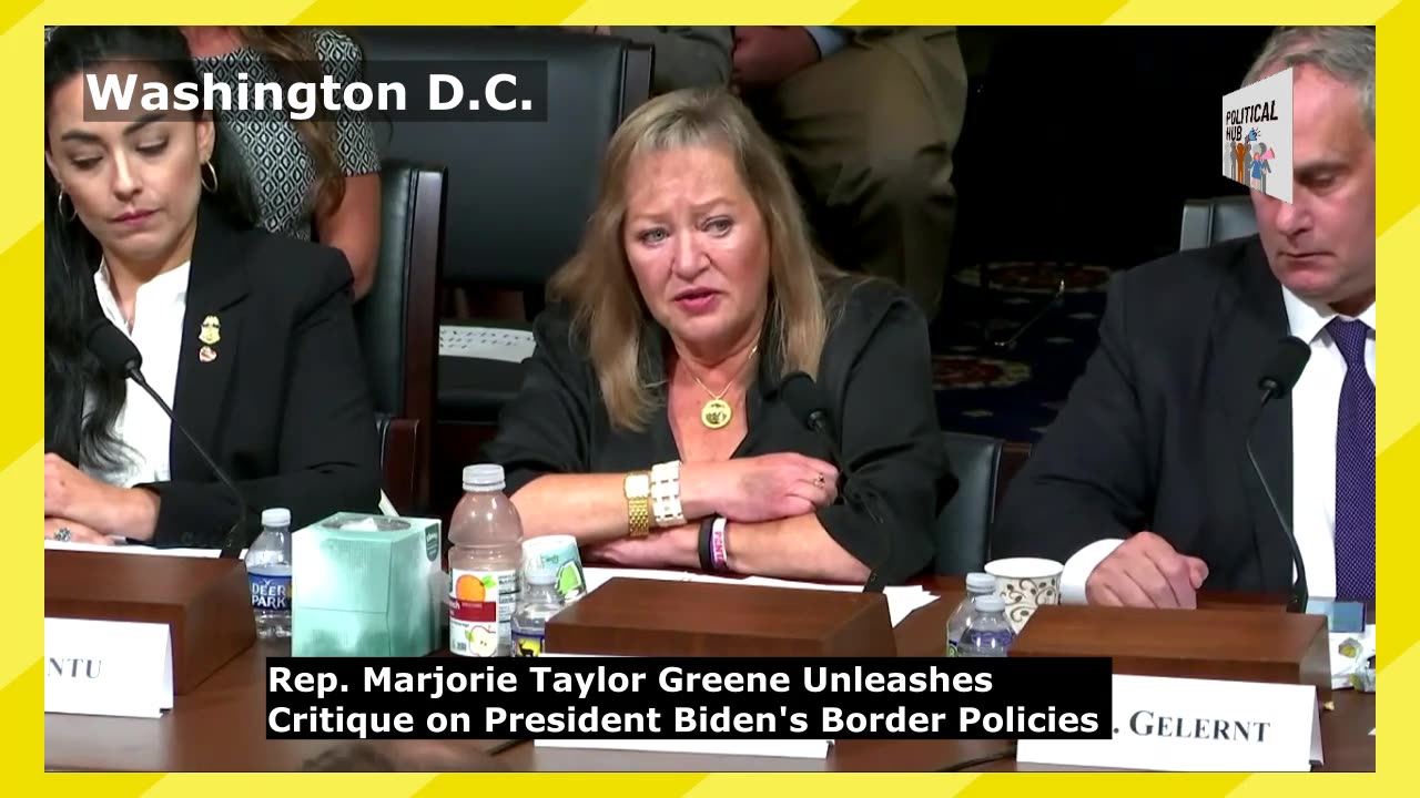 Rep. Marjorie Taylor Greene Unleashes Critique on President Biden's Border Policies