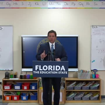 Gov. Ron DeSantis: “We believe in teaching kids facts and how to think but we don’t believe they should have an agenda imposed on them.”
