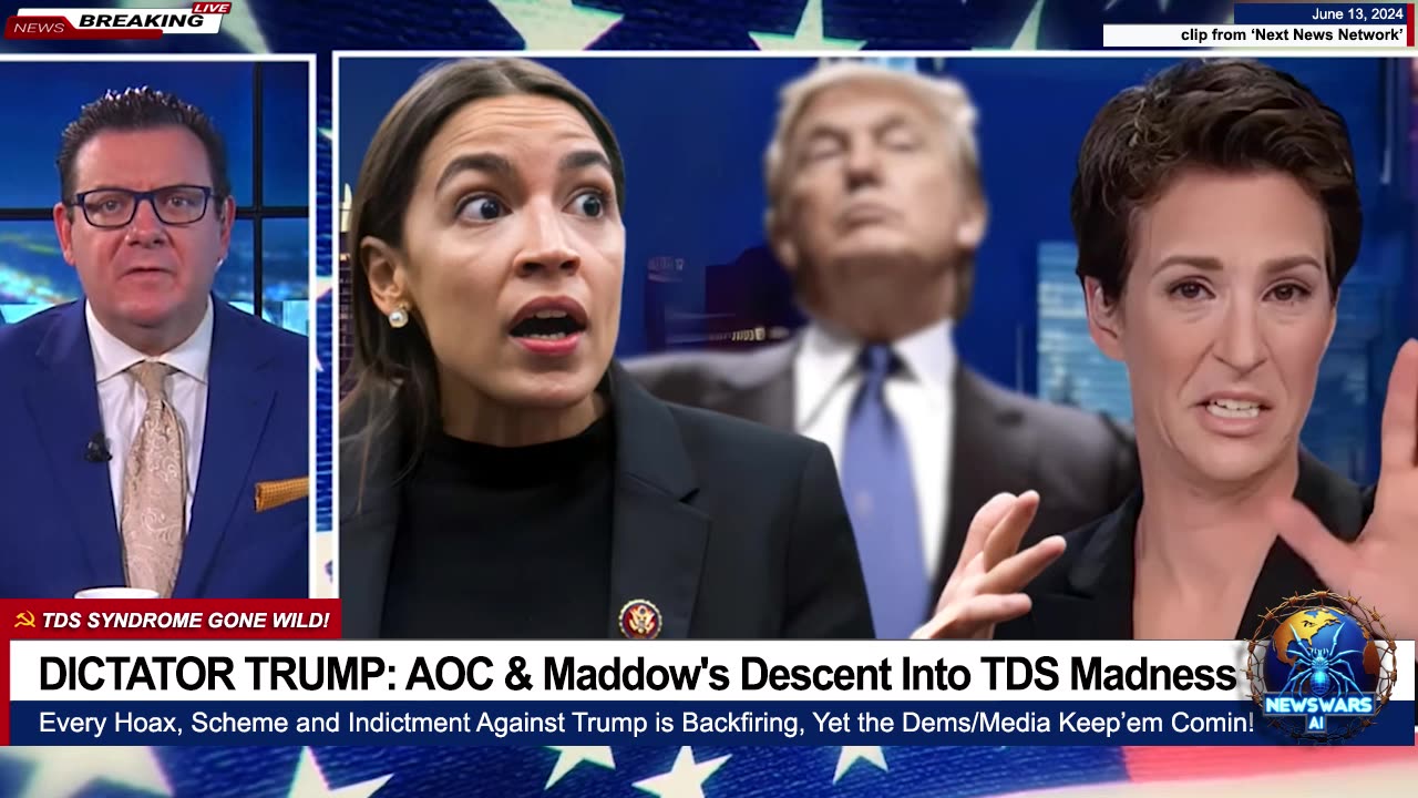 'Trump Will Put Us In Prison Camps!' AOC ☭ Maddow Descent Into TDS Madness LOL