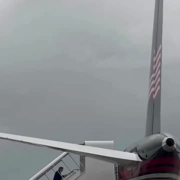 Donald Trump is heading back to New York for the Biden Trial | Trump Force One 4/30/24 #Shorts