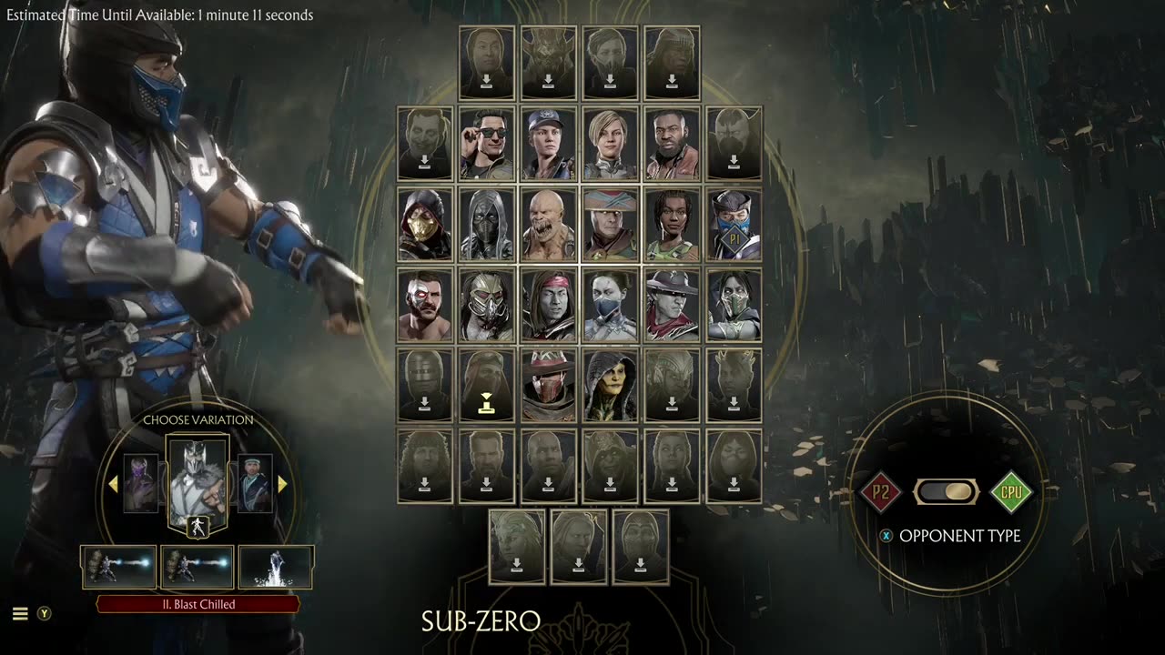 Sub-Zero vs Jhonny Cage Mk11