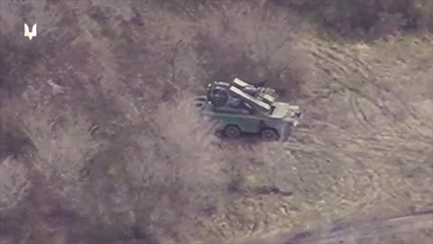 Russians Caught Trying to Slip a Mobile SAM into the Treeline (HIMARs Strike)