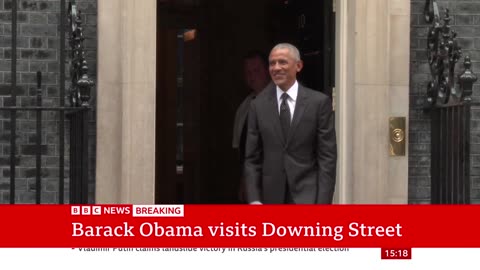 Barack Obama spotted in London.