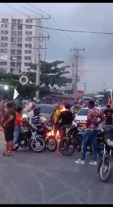Protesta en Las Palmeras