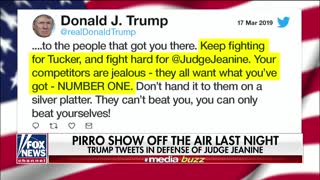 Fox News suspends Judge Jeanine Pirro for condemning anti-Semite Ilhan Omar