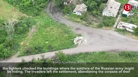 Footage of Ukrainian fighters entering liberated settlement - Those who failed to flee are captured