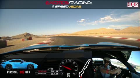 🇺🇸 Unbelievable! I Took Porsche GT3 992 for a Spin @ SpeedVegas and Finished 3rd – Watch the Action!