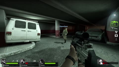 Left 4 Dead 2- car knocked us.