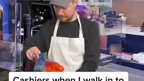 Cashiers When MrBeast Buys The Whole Store
