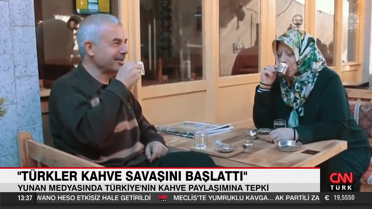 Yunan medyasının gündemi Türk kahvesi!