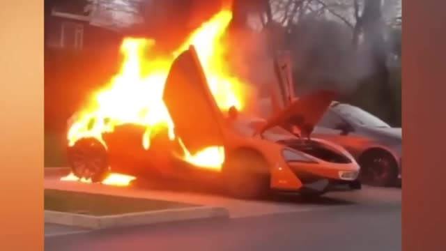 Sport car Vs Fire