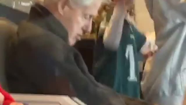 Bill Clinton Passes Out At Football Game