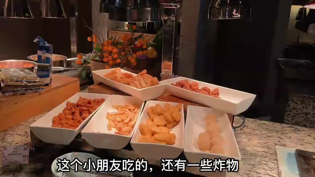 Try buffet in 5-star hotel