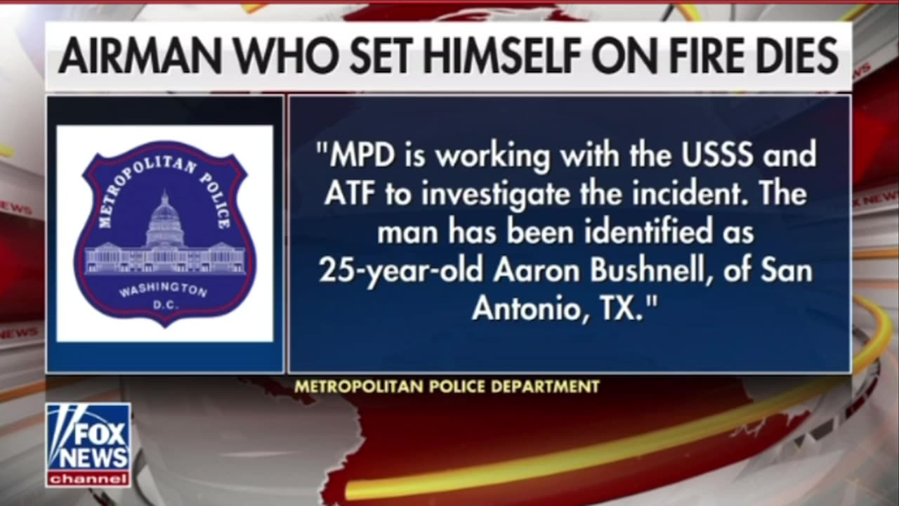 US airman DIES after setting himself on FIRE 🔥