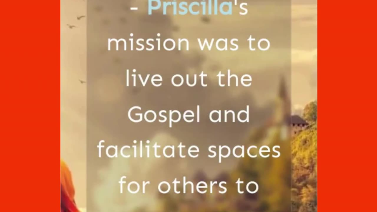 Who was Pricilla in the Bible