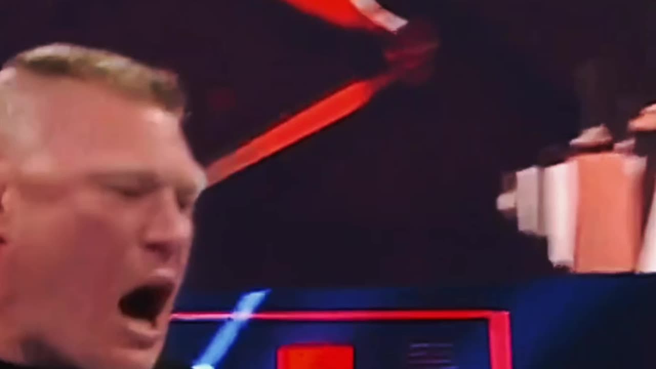 Lesnar F5 to Goldberg
