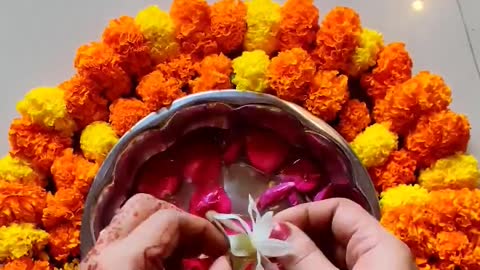 flower decoration ideas for festivals|#shorts #trending #youtubeshorts #viral #ytshorts #short