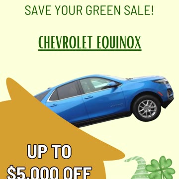 ST. PADDY’S SAVE YOUR GREEN SALE!