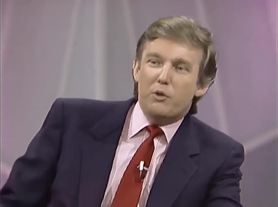 Trump in 1988 said the same things he says today and did while President