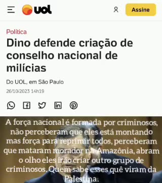 Dino está montando uma força formada por criminosos.
