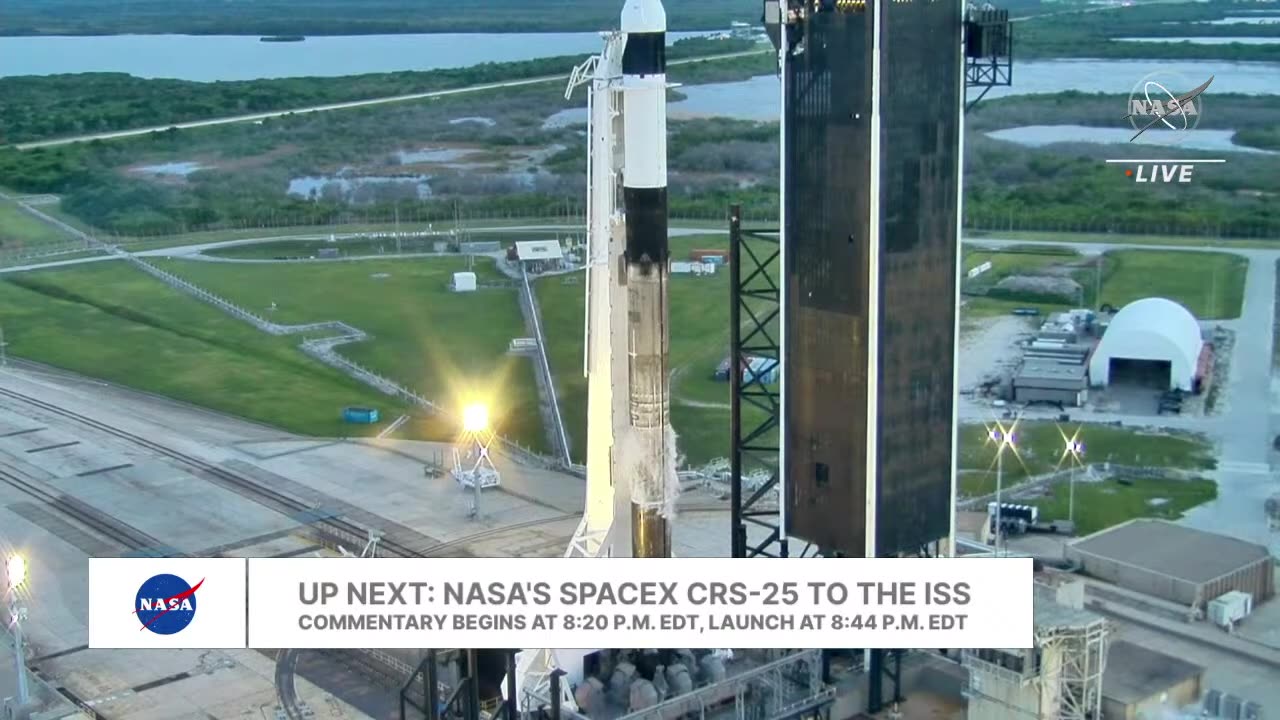 Watch NASA’s SpaceX CRS-25 Launch to the International Space Station (Official NASA Broadcast)