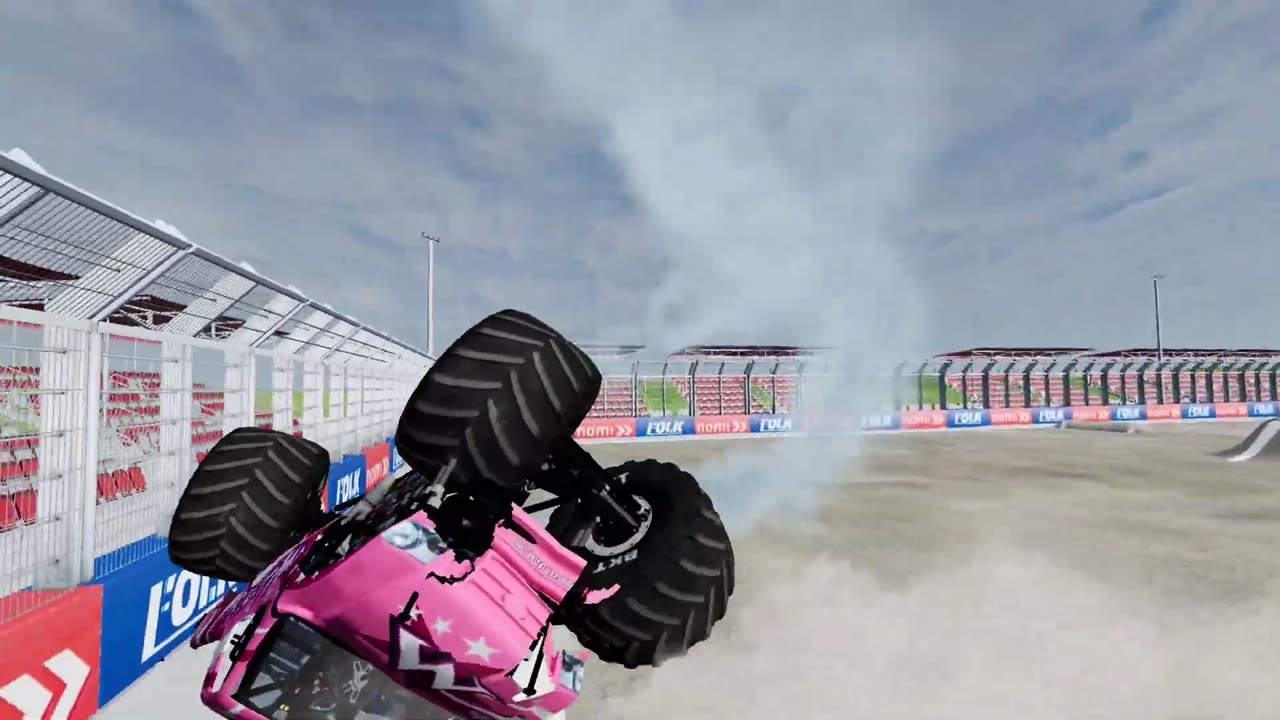 MONSTER TRUCK INSANE REALISTIC CRASHES!