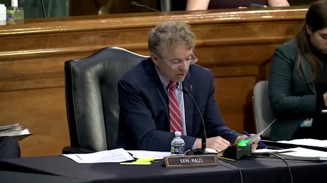 Senator Rand Paul Introduces an Amendment to Eliminate Dr Fauci’s Job