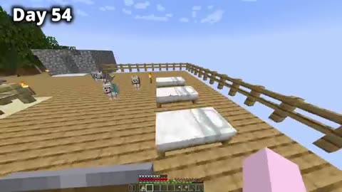 I Survived 100 Days on One Block in Minecraft Hardcore