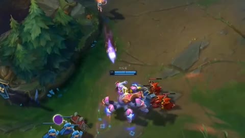 League of Legends game Korean service king operation clip